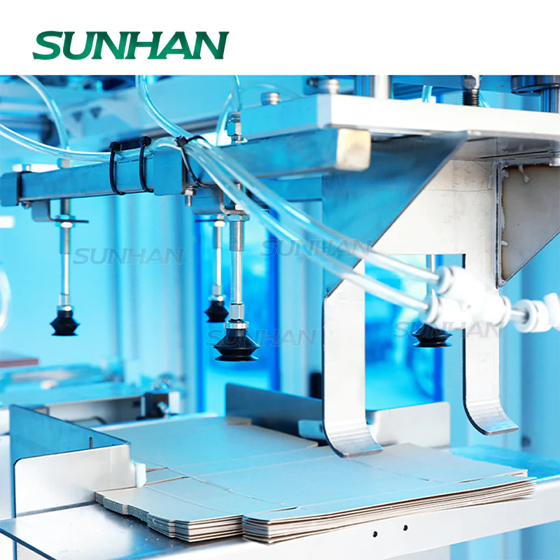 SUNHAN SH-CSPM4 Full Automatic Servo Cardboard Paper Box Carton Erector Aircraft Box Forming Folding Machine - Image 3