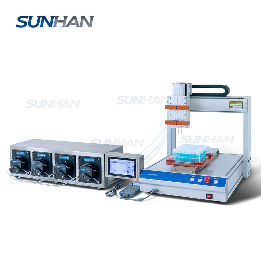 Automatic 0.1-20ml High Accuracy 4 Heads Peristaltic Pump Eyedrops Reagent Chemical Liquid Filling Machine - Image 3