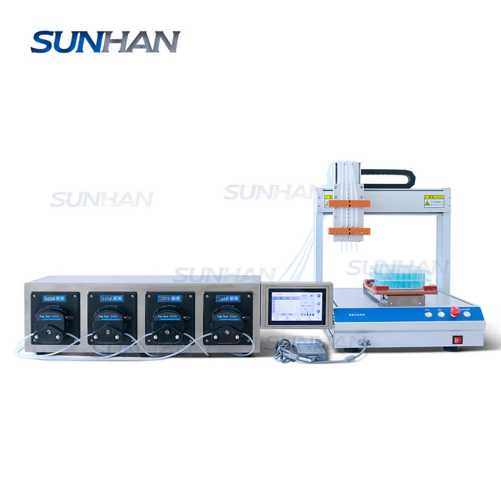 Automatic 0.1-20ml High Accuracy 4 Heads Peristaltic Pump Eyedrops Reagent Chemical Liquid Filling Machine - Image 7