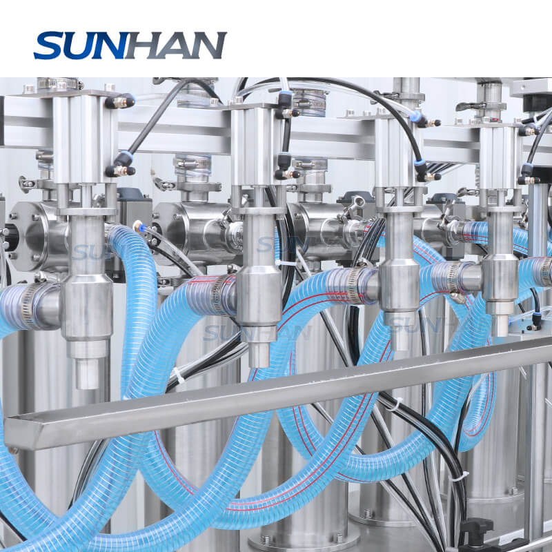 Automatic 12 Heads Engine Oil F-style Bottle Paste  Filling Capping Labeling Machine Production Line - Image 3