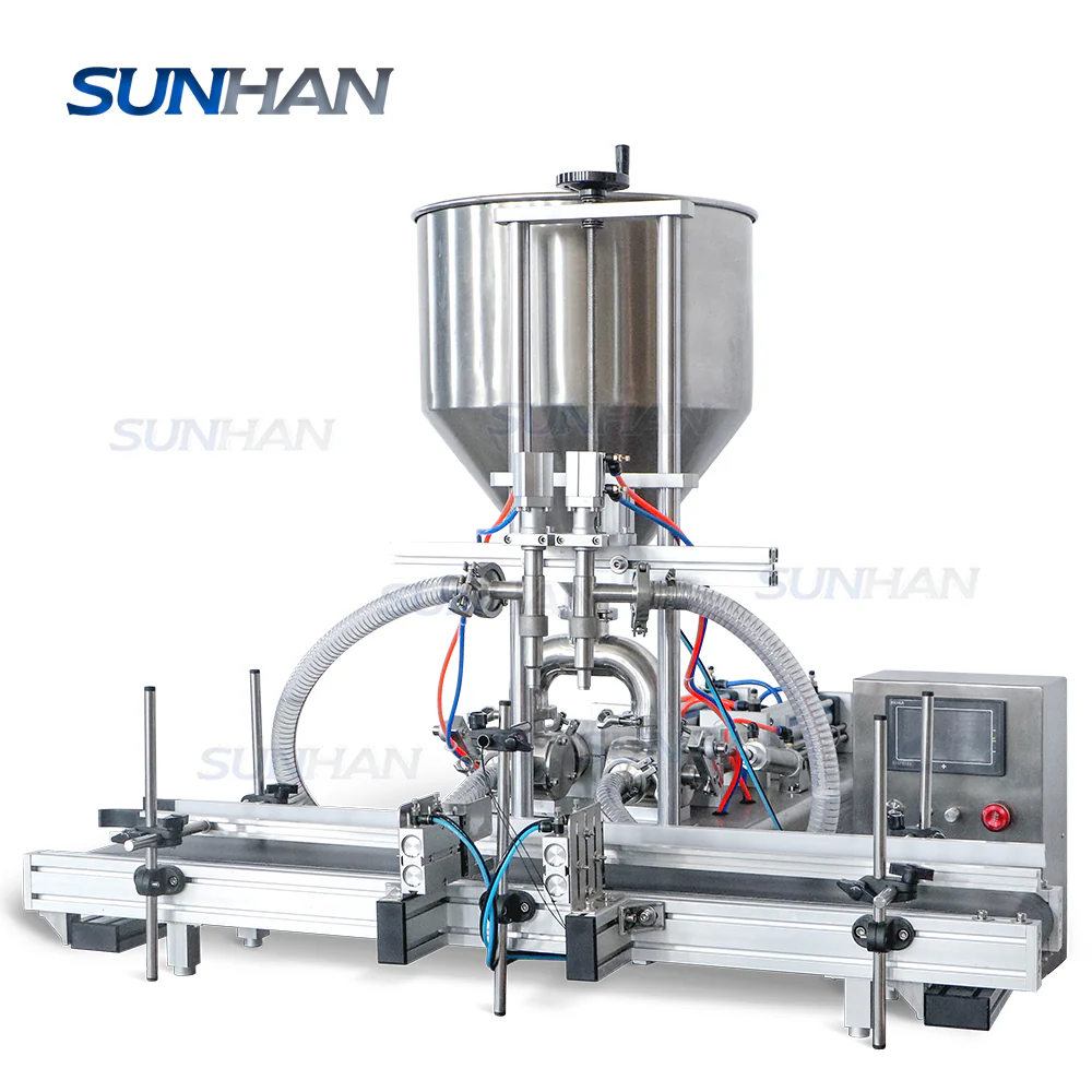 Automatic 2 Heads Ketchup Piston Pump Honey Jam Cosmetics Cream Tomato Paste Filling Machine - Image 6