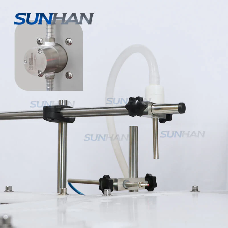 Automatic 3 in 1 Small Glass Vial Essential Oil Eyedrops Ink Dropper Bottle Filling Capping Machine With Bottle Turntable Machine - Image 5