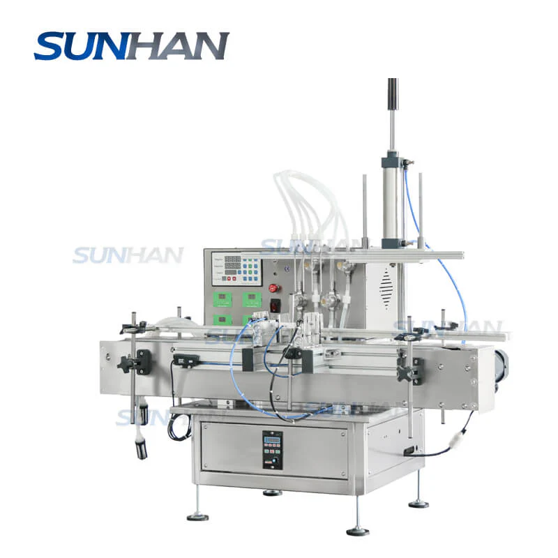 Automatic 4 Heads Essential Oil Liquid Soap Care Solution Foamy Liquid Filling Machine With Diving Nozzle - Image 5