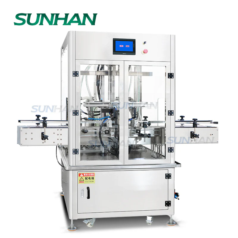Automatic 4 Heads Grease Oil Juice Laundry Detergent Shampoo Liquid Soap Lotion Servo Motor Liquid Quantitative Filling Machine - Image 10