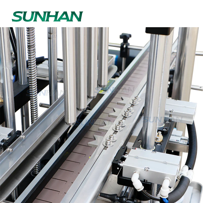 Automatic 4 Heads Grease Oil Juice Laundry Detergent Shampoo Liquid Soap Lotion Servo Motor Liquid Quantitative Filling Machine - Image 4