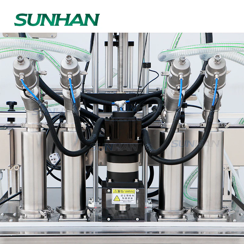 Automatic 4 Heads Grease Oil Juice Laundry Detergent Shampoo Liquid Soap Lotion Servo Motor Liquid Quantitative Filling Machine - Image 5