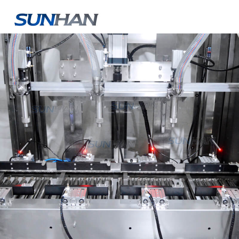 Automatic 4 Heads Lubricating Oil Paint Antifreeze Olive Oil Laundry Detergent Weighing Filling Machine - Image 3