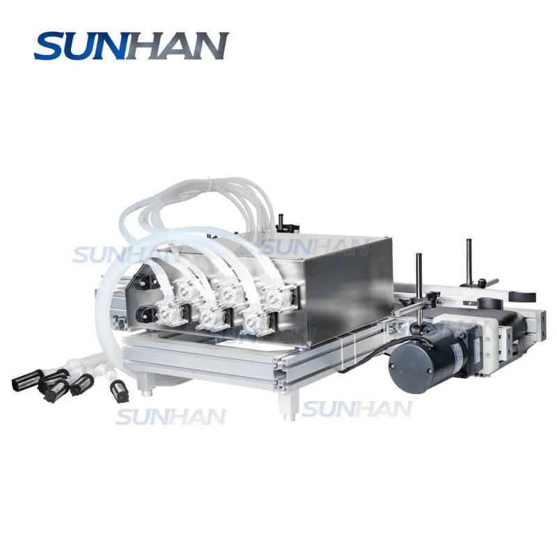 Automatic 6 Heads Peristaltic Pump Small Bottle Essential Oil Perfume Vial Eyedrops Liquid Filling Machine - Image 8