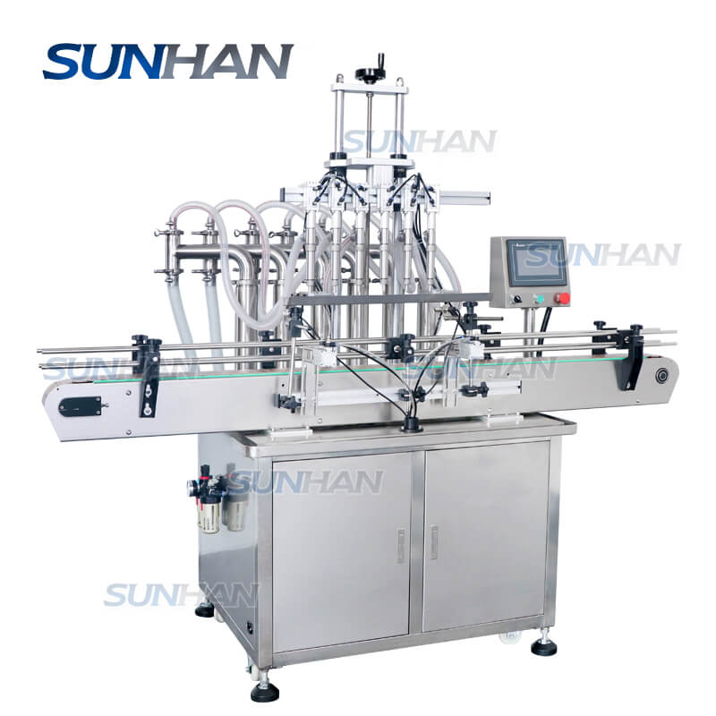 Automatic 6 Heads Piston Pump Laundry Detergent Filler Shampoo Hand Gel  Body Lotion Filling Machine - Image 6