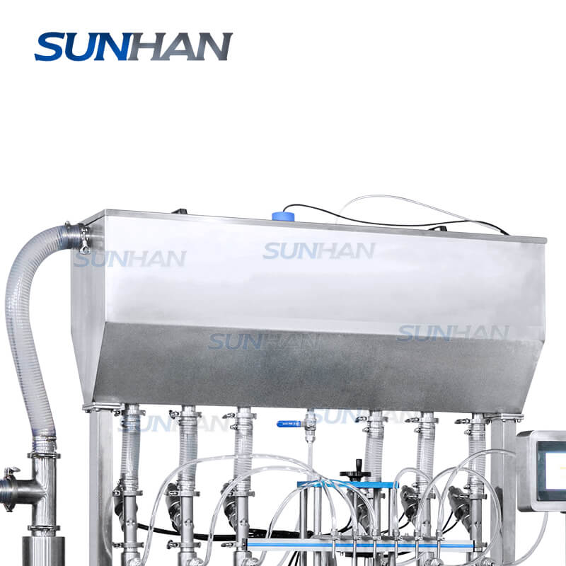 6 Heads Piston Pump Vaseline Face Cream Body Thick Lotion Honey Chocolate Cream Hot Sauce Paste Servo Motor Quantitative Liquid Detergent Automatic Bottle Filling Machine - Image 3