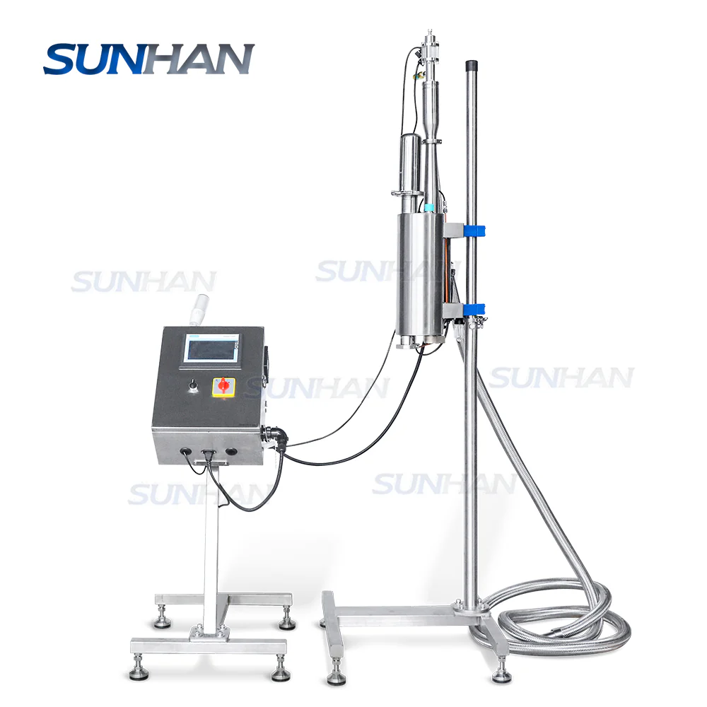 Automatic Beer Cans Cooking Oil Liquid Nitrogen Filling Dosing Machine For Beverage Juice Filling System - Image 6