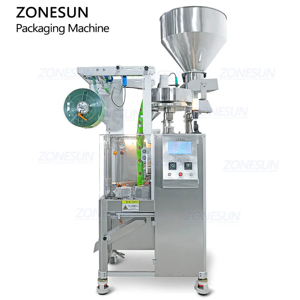Automatic Chocolate Beans Snacks Candy Seasonings Spices Instant Oatmeal Small Sachet Filling Sealing Machine VFFS Packaging Machine - Image 6