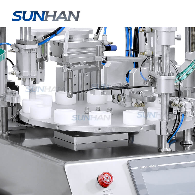 Automatic Culture Vial Reagent Ceramic Plunger Pump Plastic Test Tube Filling Capping Machine - Image 3