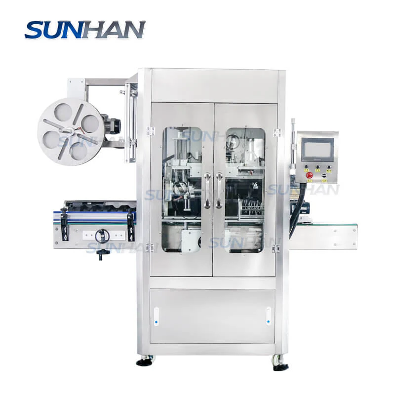 Automatic Juice Beverage Bottle Shrink Sleeve Labeling Machine For Essential Oils Sleeve Label Applicator - Image 5