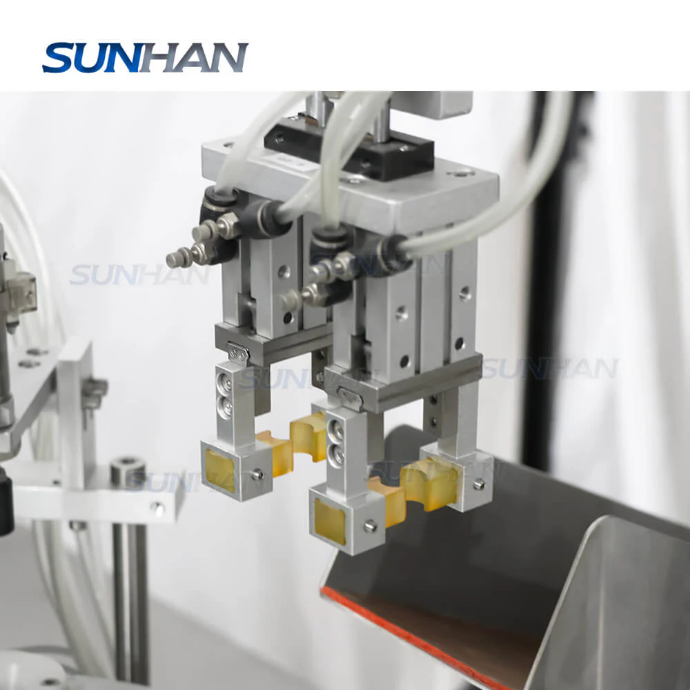 Automatic Monoblock Small Glass Bottle Perfume Sample Vial Liquid Filling Cap Pressing Machine - Image 3
