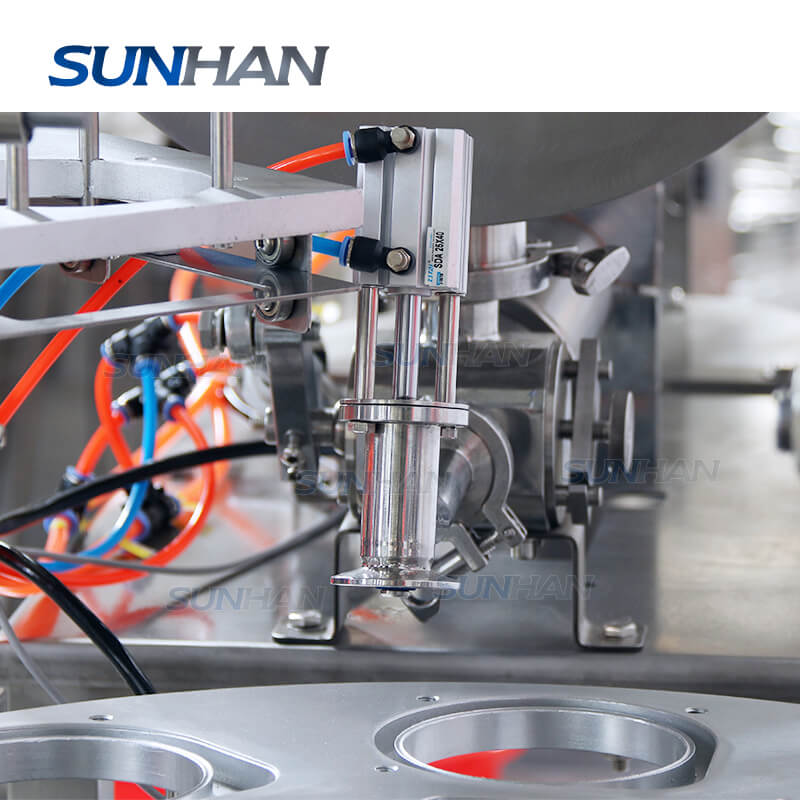 Automatic Rotary Peanut Butter Water Sauce Yogurt Cheese Paste Cup Filling Sealing Machine - Image 3