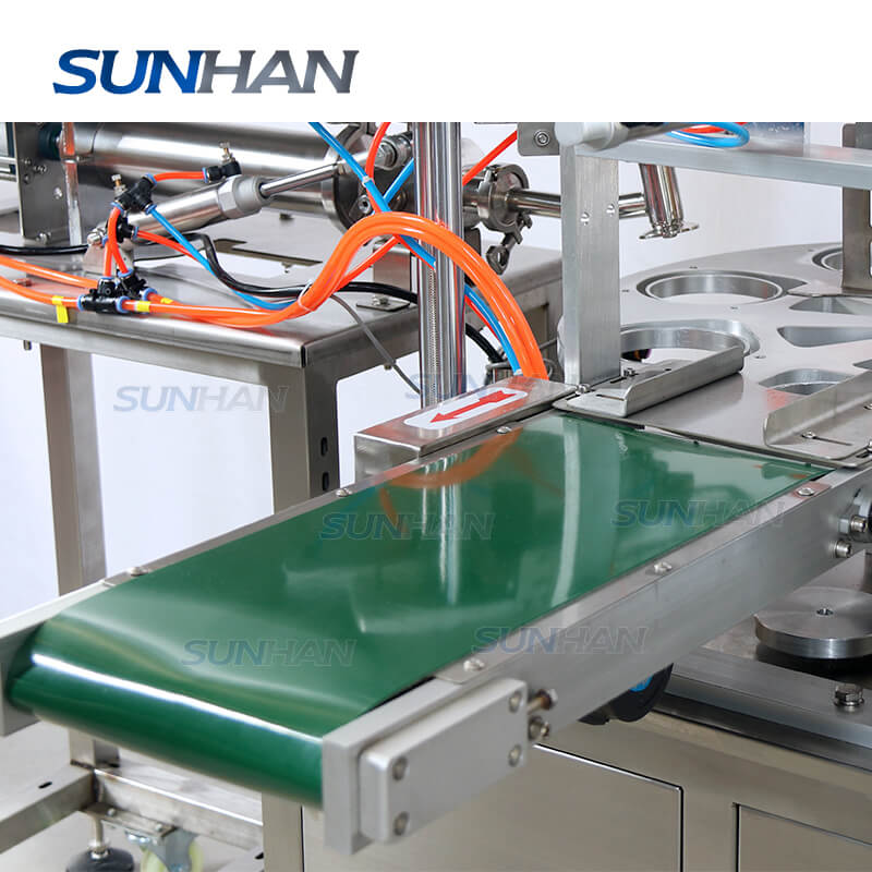 Automatic Rotary Peanut Butter Water Sauce Yogurt Cheese Paste Cup Filling Sealing Machine - Image 6