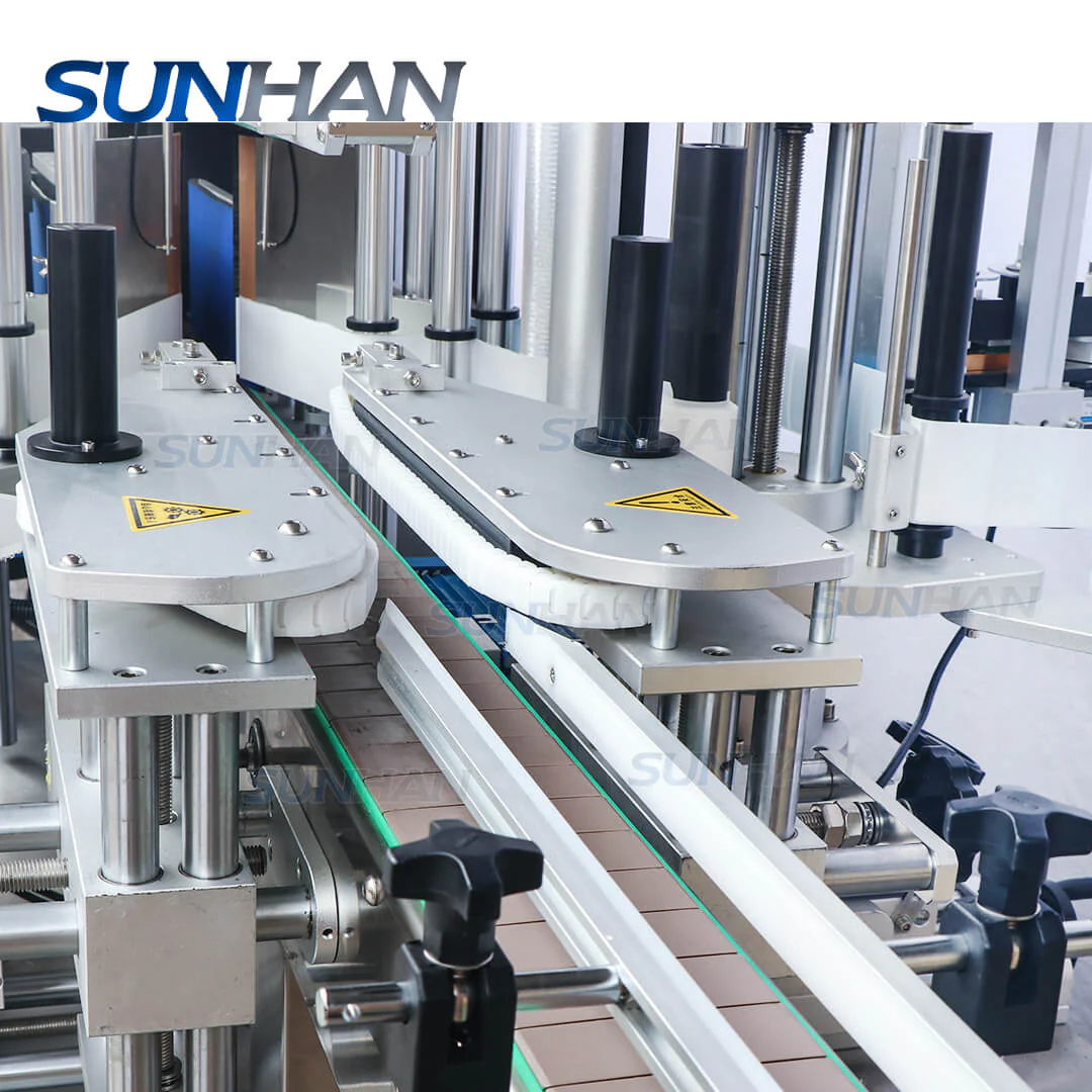 Automatic Round Flat Bottle Label Applicator Single Double Side Labeling Machine For Laundry Detergent Labeler - Image 4