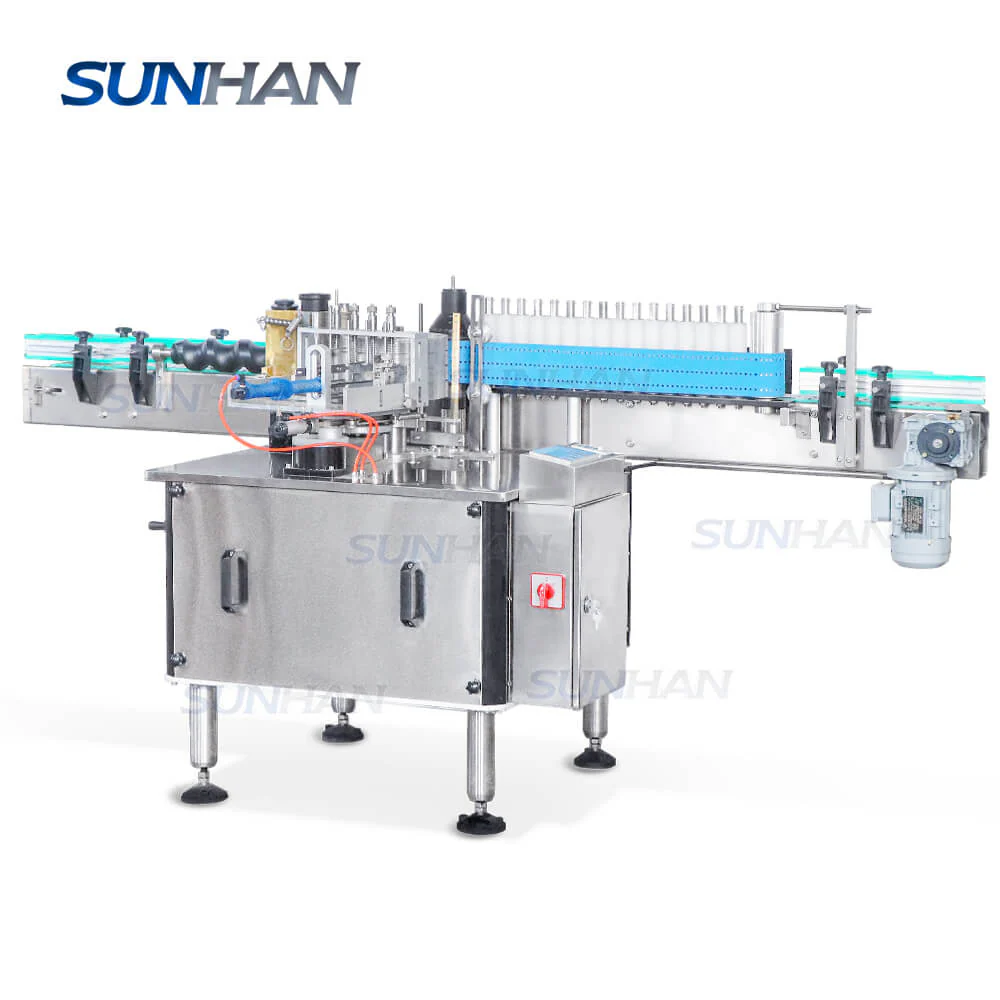 Automatic Round Hot Sauce Bottle Label Applicator Wet Glue Label Pasting Gum Labeling Machine - Image 6