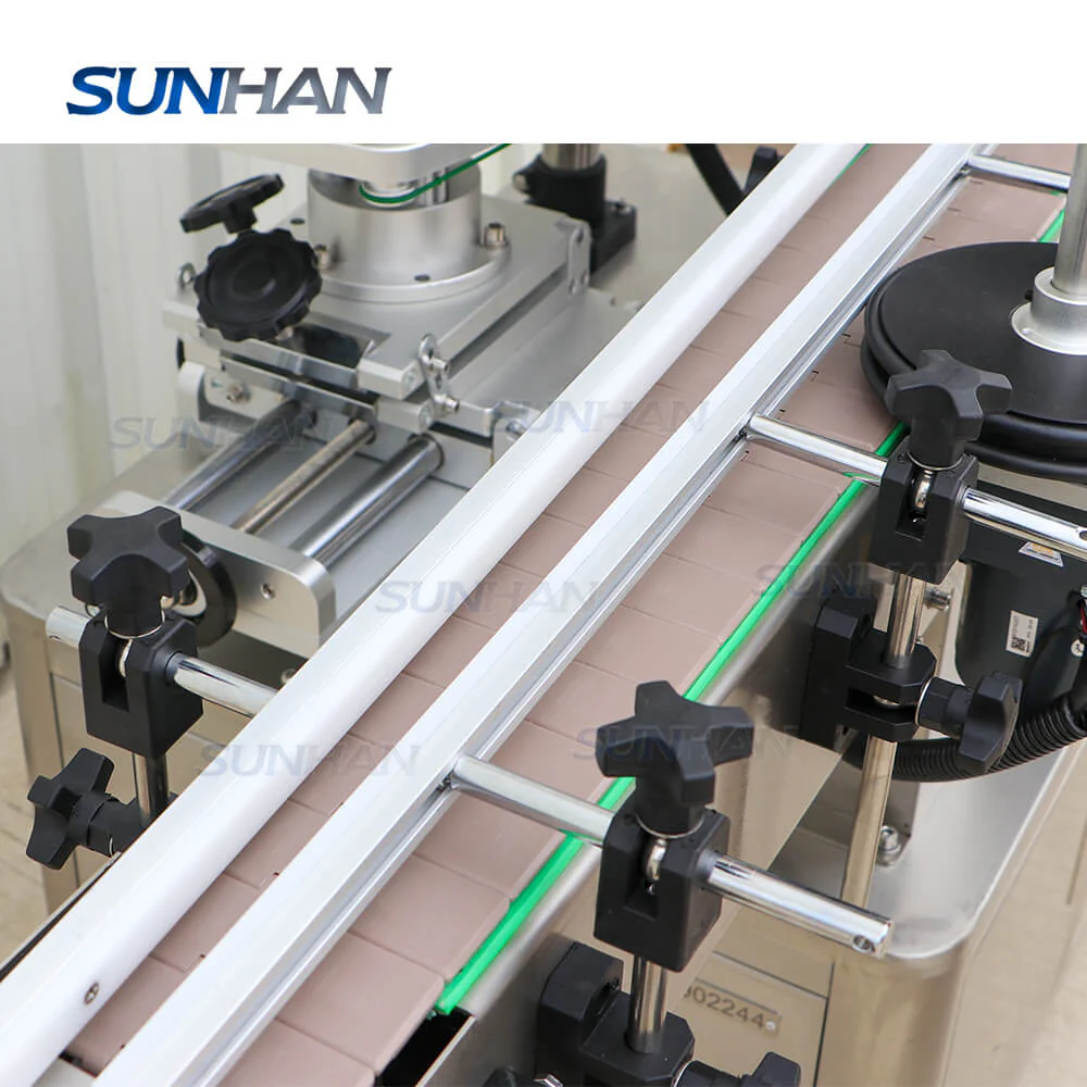 Automatic Single Side Essential Oil Shampoo Beer Cans Round Bottle Label Applicator Bottled Sauce Labeling Machine - Image 4
