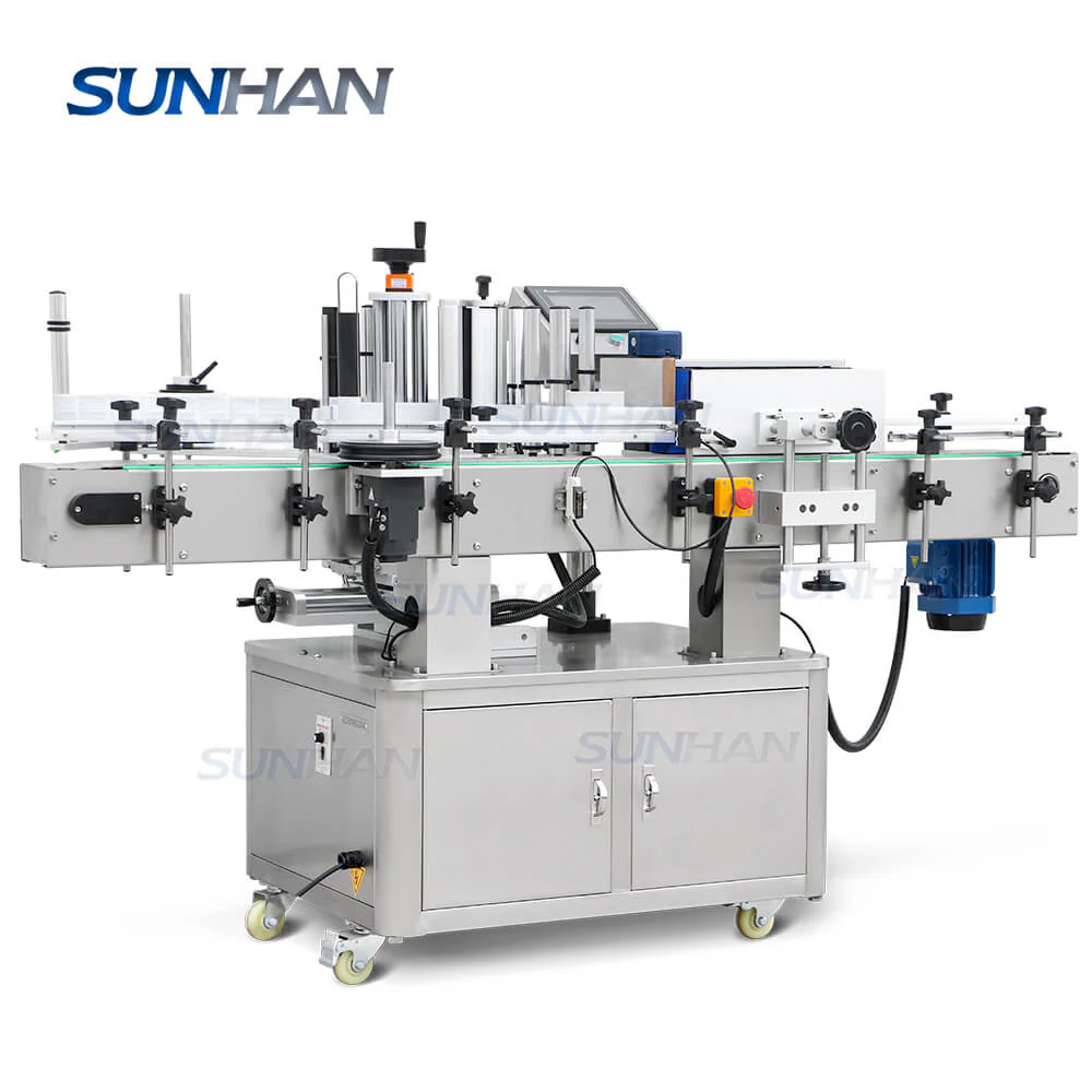 Automatic Single Side Essential Oil Shampoo Beer Cans Round Bottle Label Applicator Bottled Sauce Labeling Machine - Image 5