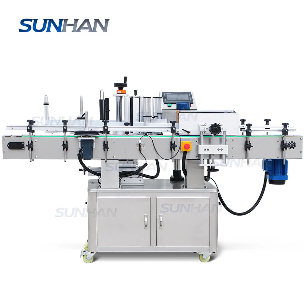 Automatic Single Side Essential Oil Shampoo Beer Cans Round Bottle Label Applicator Bottled Sauce Labeling Machine - Image 6