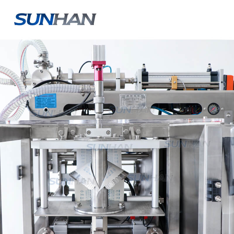 Automatic Vertical Form Bagged Juice Soymilk Water Liquid Filling Back Side Sealing Machine VFFS Packing Machine - Image 6