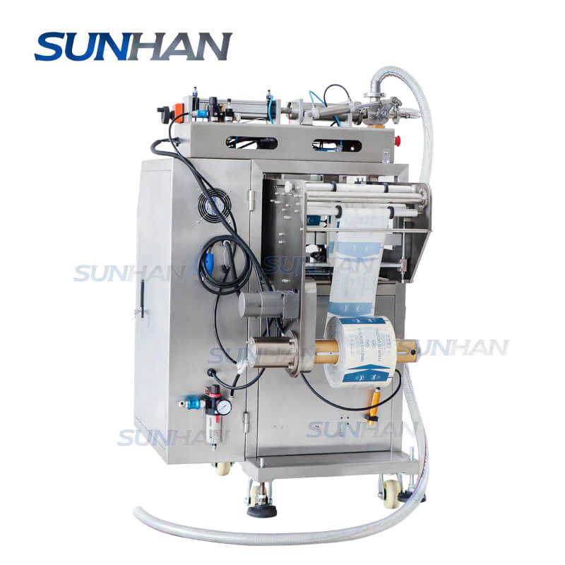 Automatic Vertical Form Bagged Juice Soymilk Water Liquid Filling Back Side Sealing Machine VFFS Packing Machine - Image 7