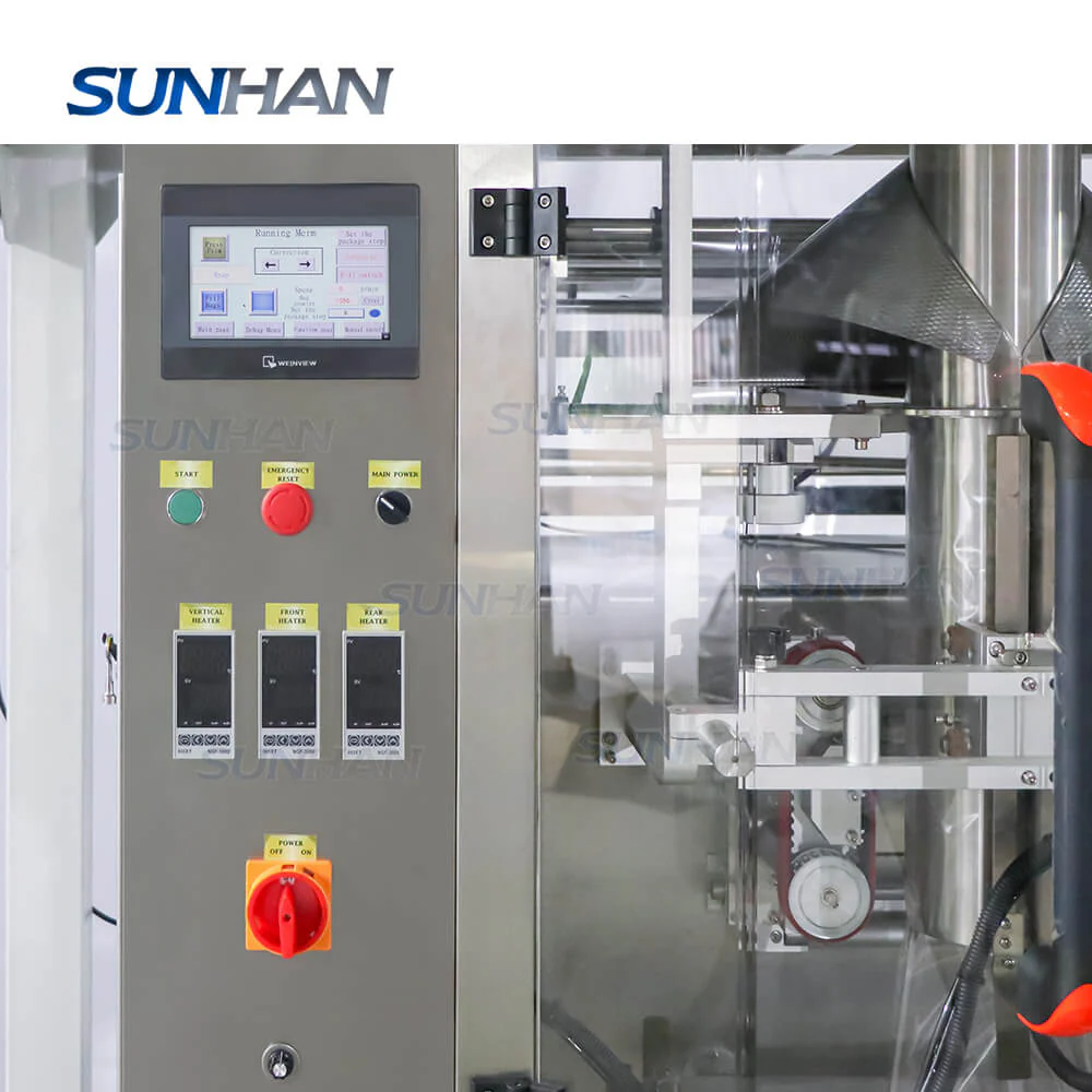 Automatic Vertical Form Bagged Granule Coffee Bean Broccoli Biscuit Cookie Weighing Filling Sealing Machine VFFS Packaging Machine - Image 6