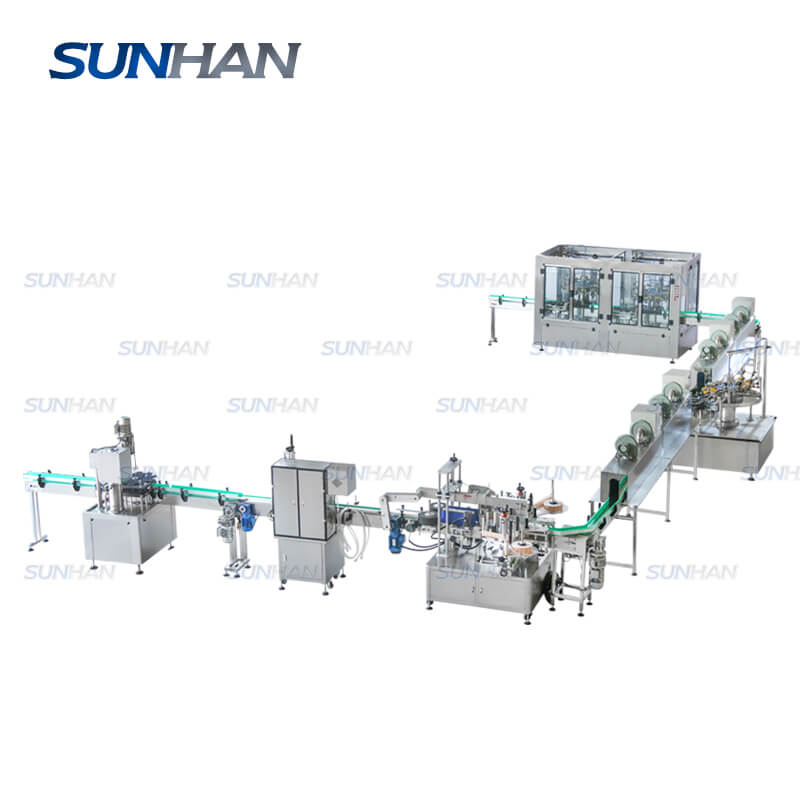 Automatic Wine Olive Oil Filling ROPP Cap Sealing Capping Labeling Machine Production Line - Image 5