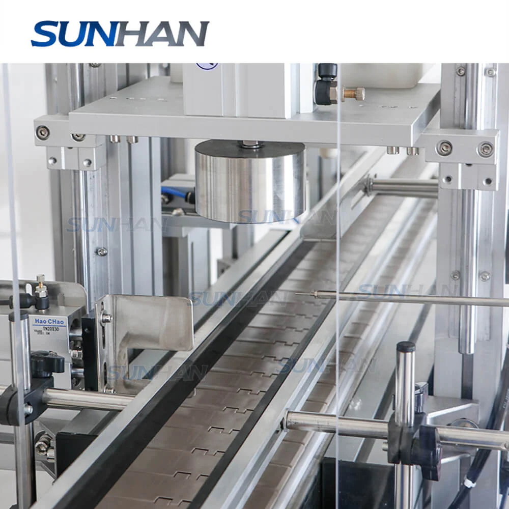 Automatic Wine Whisky Gin Liquor Filling T-cork Bottle Capping Labeling Machine Production Line - Image 4