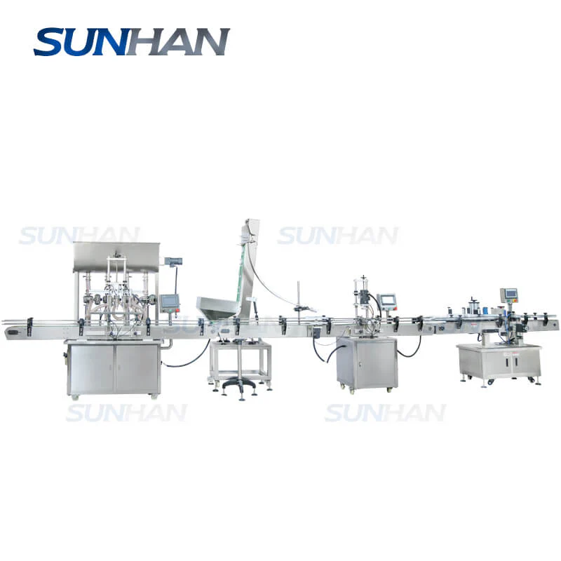 Automatic Chocolate Jam Fruit Jam Hot Sauce Bottled Ketchup Mayonnaise Paste Mixing Filling Capping Labeling Machine Production Line - Image 5
