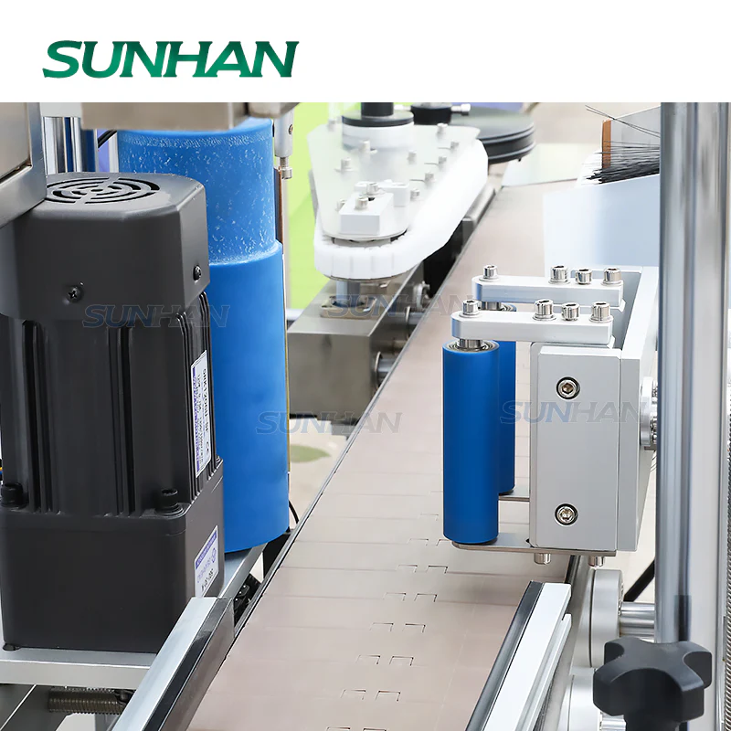 Desktop Double Side Flat & Round Bottle Label Applicator Hand Gel Shampoo Face Cream Labeling Machine - Image 3