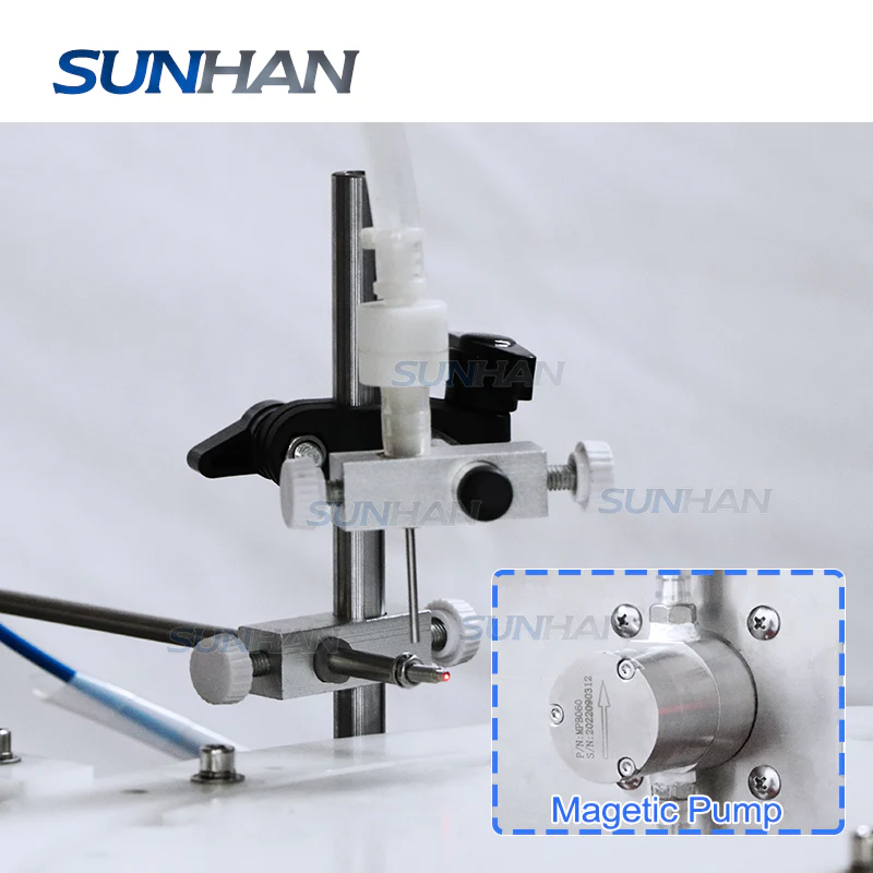 Desktop Monoblock Eyedrops Small Juice Bottle Glass Vial Essential Oil Filling Capping Machine - Image 4