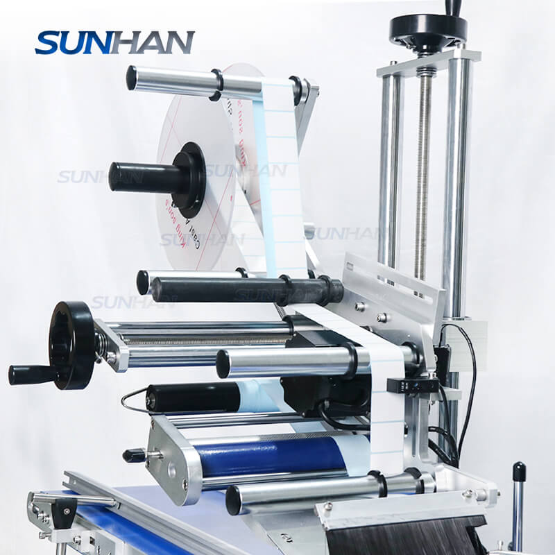 Flat Surface Bottle Caps Pouch Labeler Carton Paper Boxes Top Side Labeling Machine For Plastic Bags - Image 3