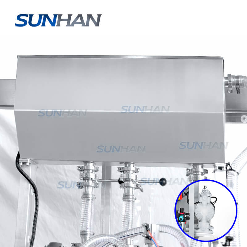Full Automatic Fabric Softener Laundry Detergent Refillable Spout Pouch Bag Filling Capping Machine Packaging Machine - Image 8