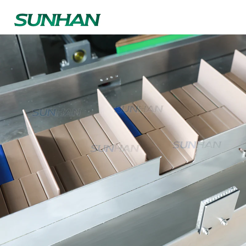 SUNHAN SH-MSZH70 High Speed Horizontal Automatic Servo Soap Toothpaste Carton Paper Box Pack Hot Melt Glue Sealing Cartoning Machine - Image 3