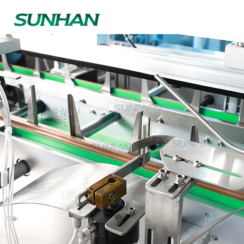 SUNHAN SH-MSZH70 High Speed Horizontal Automatic Servo Soap Toothpaste Carton Paper Box Pack Hot Melt Glue Sealing Cartoning Machine - Image 4