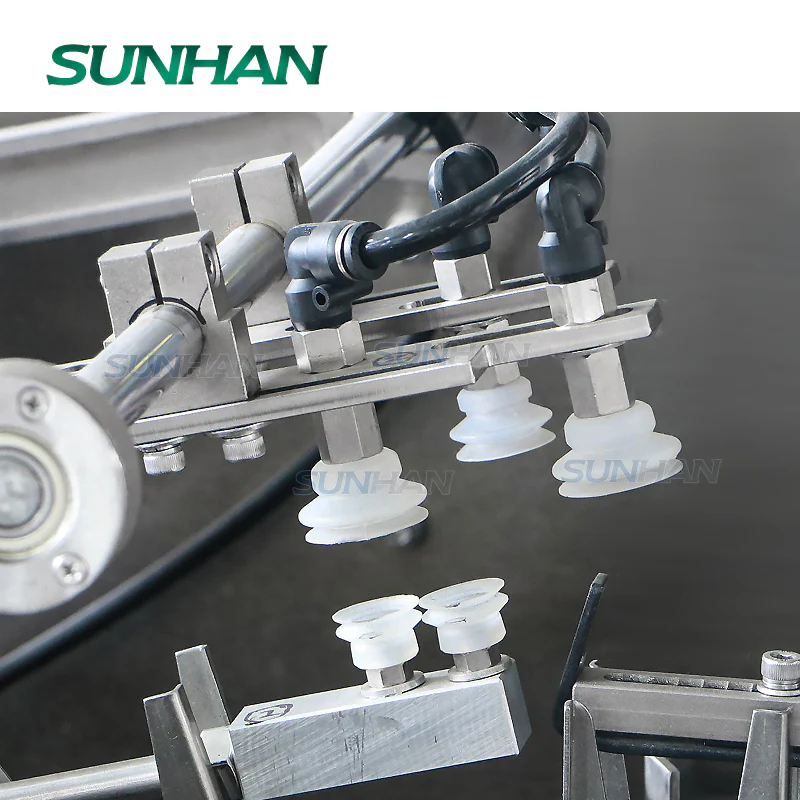 SUNHAN SH-MSZH80 Full Automatic Horizontal Cosmetic Cream Body Mist Ointment Paper Box Forming Erecting Sealer Cartoning Machine - Image 4