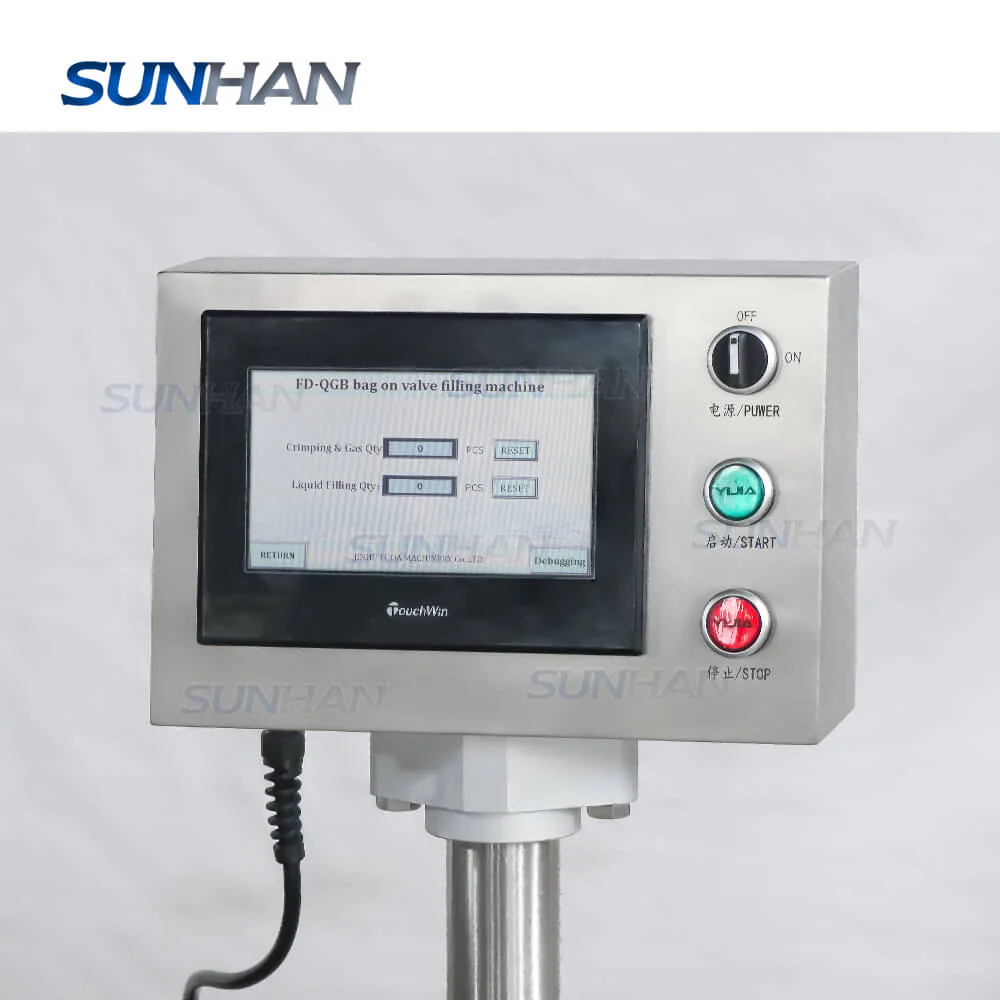 Semi-automatic 3 IN 1 BOV Aerosol Sunscreen Spray Paint Cans Filling Capping Machine Packaging Equipment - Image 3