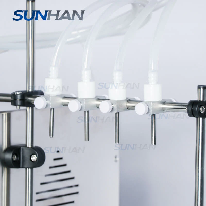 Semi-automatic 4 Heads Magnetic Pump Essential Oil Ink Care Solution Perfume Bottle Liquid Filling Machine - Image 4