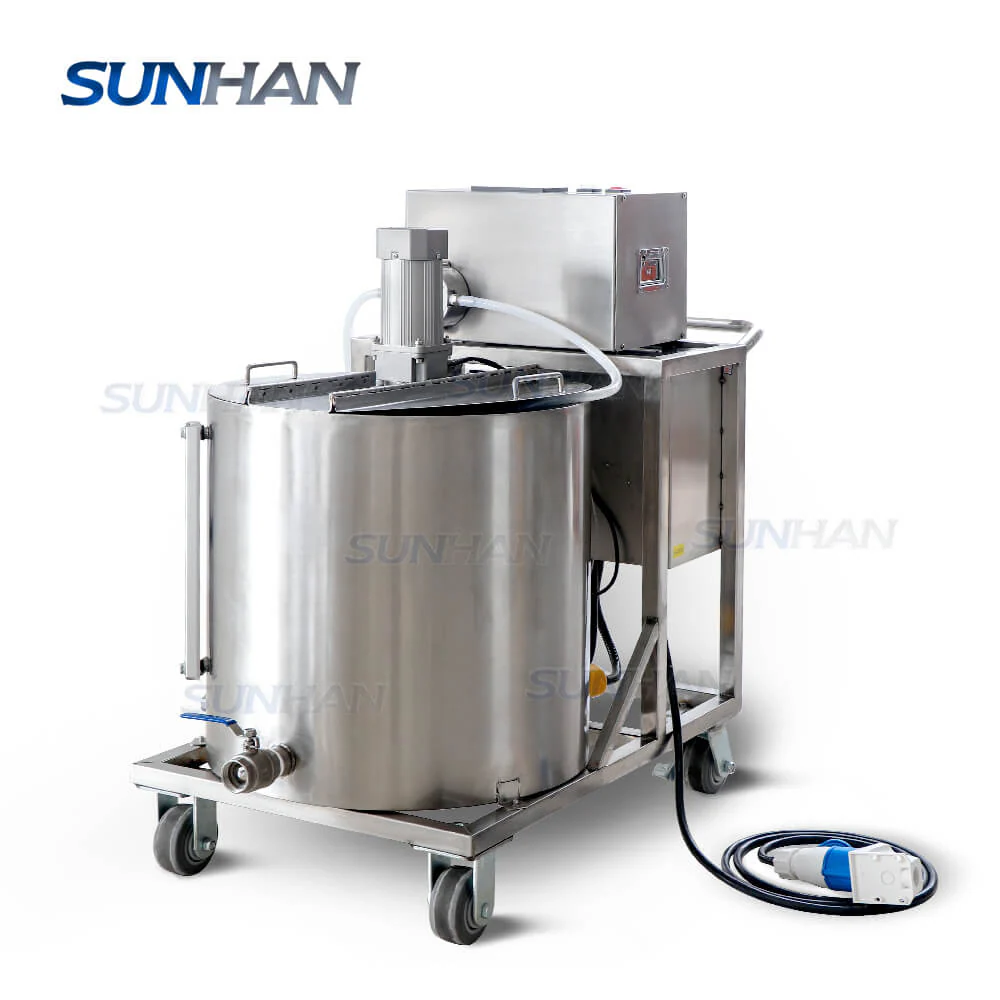 Semi-automatic Gear Pump Candle Making Equipment Soybean Paraffin Wax Heated Filling Melting Machine - Image 6