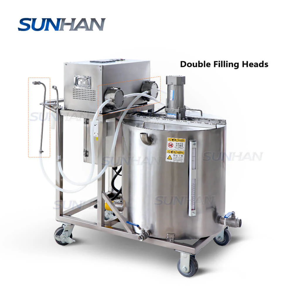 Semi-automatic Gear Pump Candle Making Equipment Soybean Paraffin Wax Heated Filling Melting Machine - Image 7
