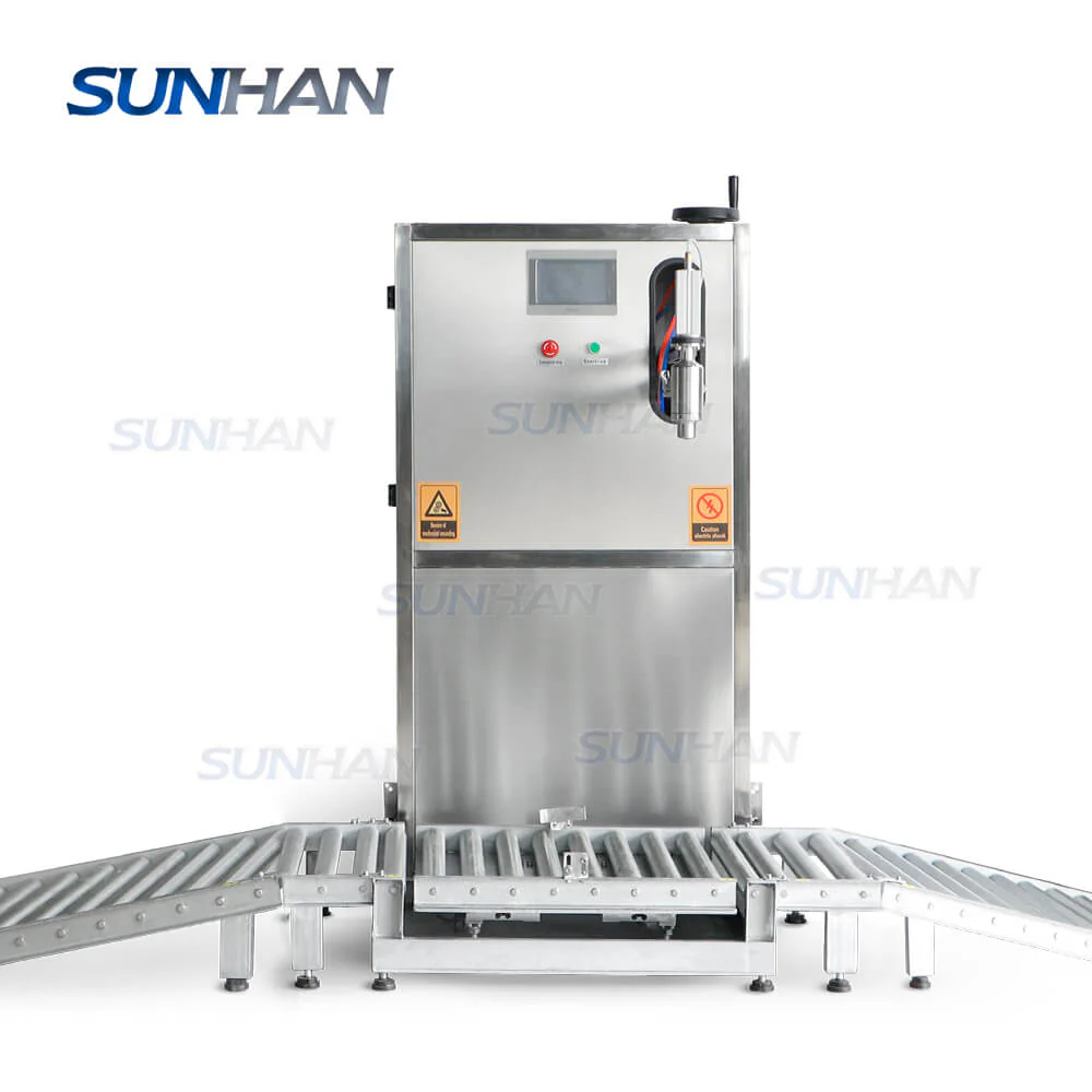 Semi-automatic Gear Pump Drum Barrel Rust Remover Grease Oil Liquid Weight Filling Machine - Image 6