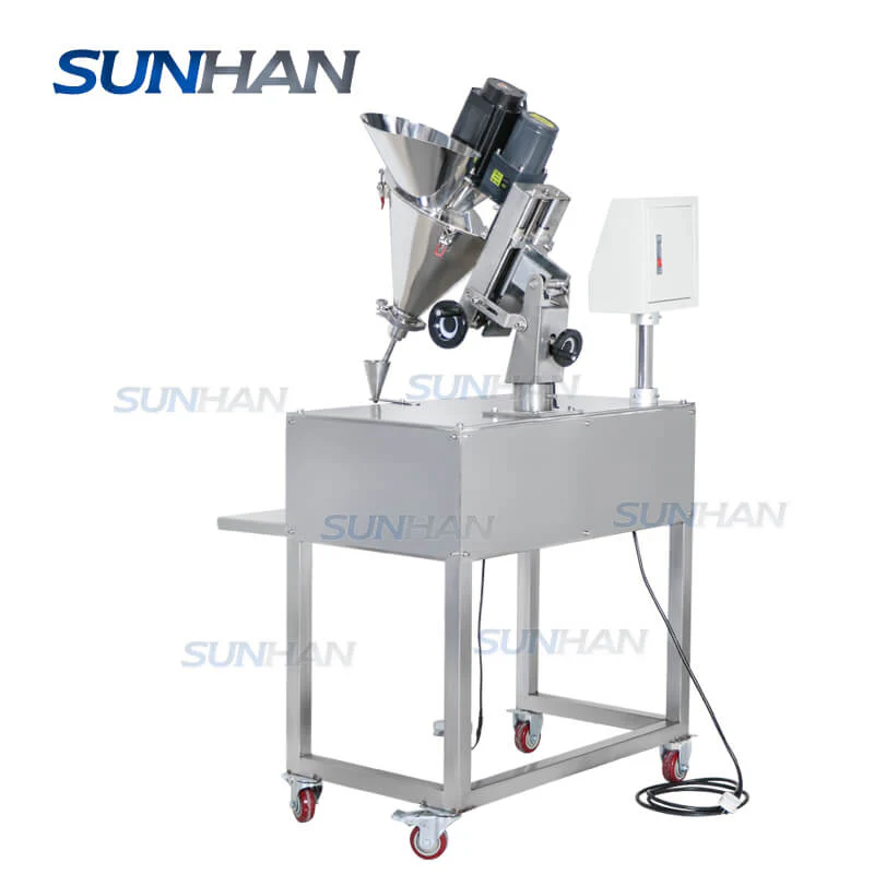 Semi-automatic High Accuracy Bottled Pepper Powder Sachet Acrylic Auger Powder Filling Machine - Image 8