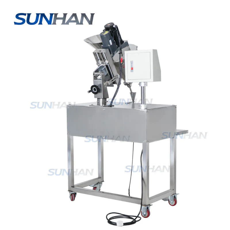 Semi-automatic High Accuracy Bottled Pepper Powder Sachet Acrylic Auger Powder Filling Machine - Image 9