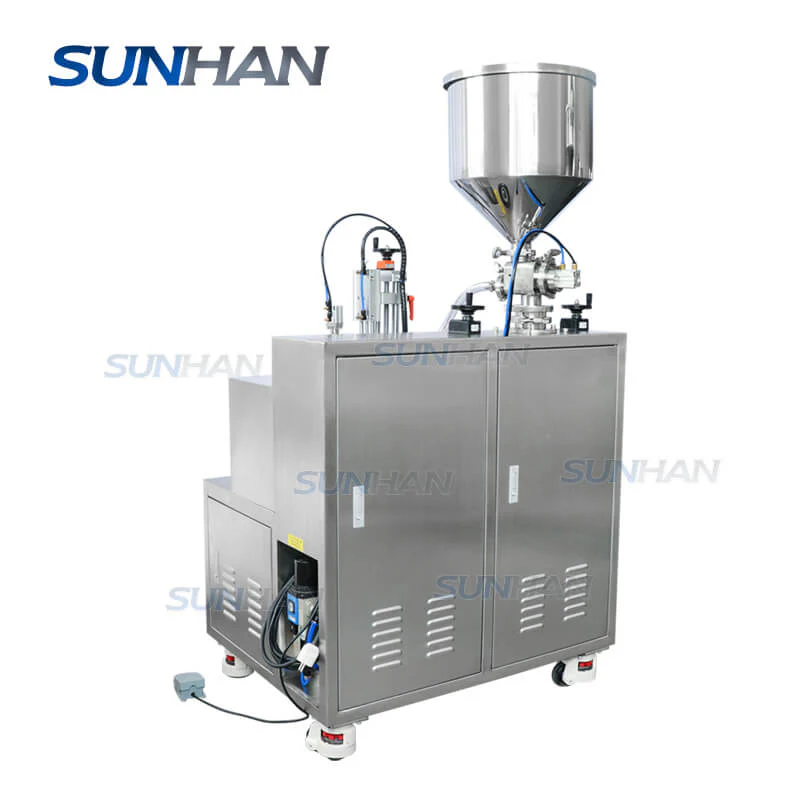 Semi-automatic Ointment Facial Cleanser Hand Cream Plastic Soft Tube Paste Filling Sealing Machine - Image 8