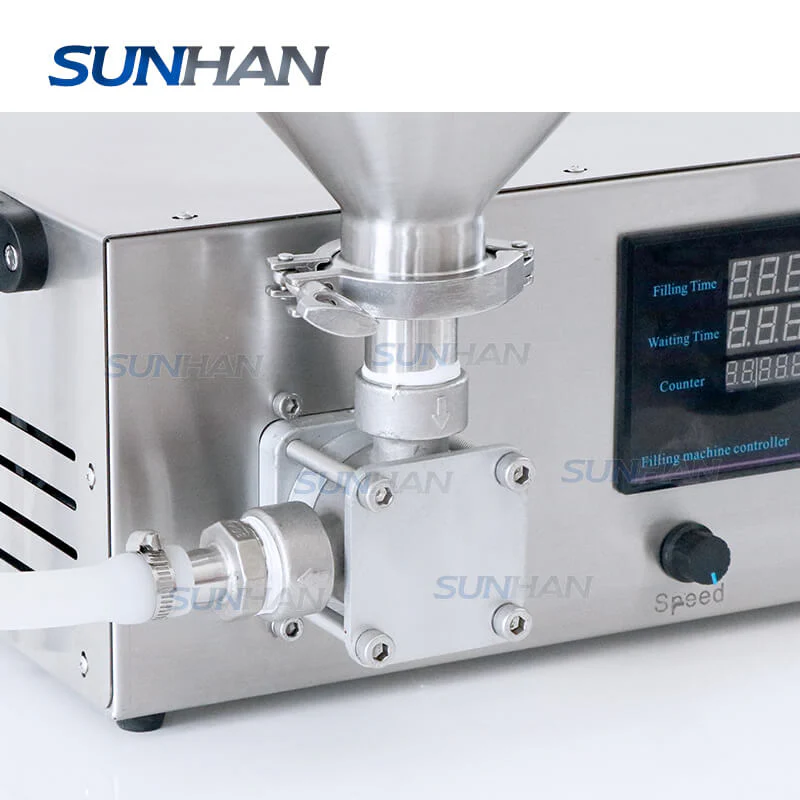 Semi-automatic Rotor Lobe Pump Honey Jam Hot Sauce Thick Liquid Paste Filling Machine For Cosmetic Cream - Image 4