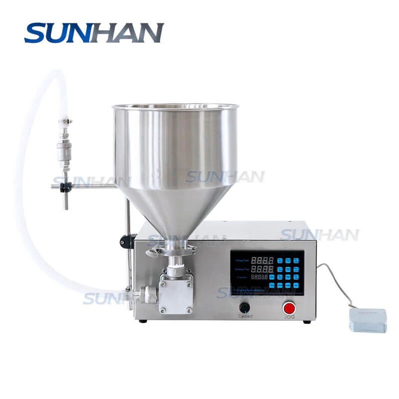 Semi-automatic Rotor Lobe Pump Honey Jam Hot Sauce Thick Liquid Paste Filling Machine For Cosmetic Cream - Image 6