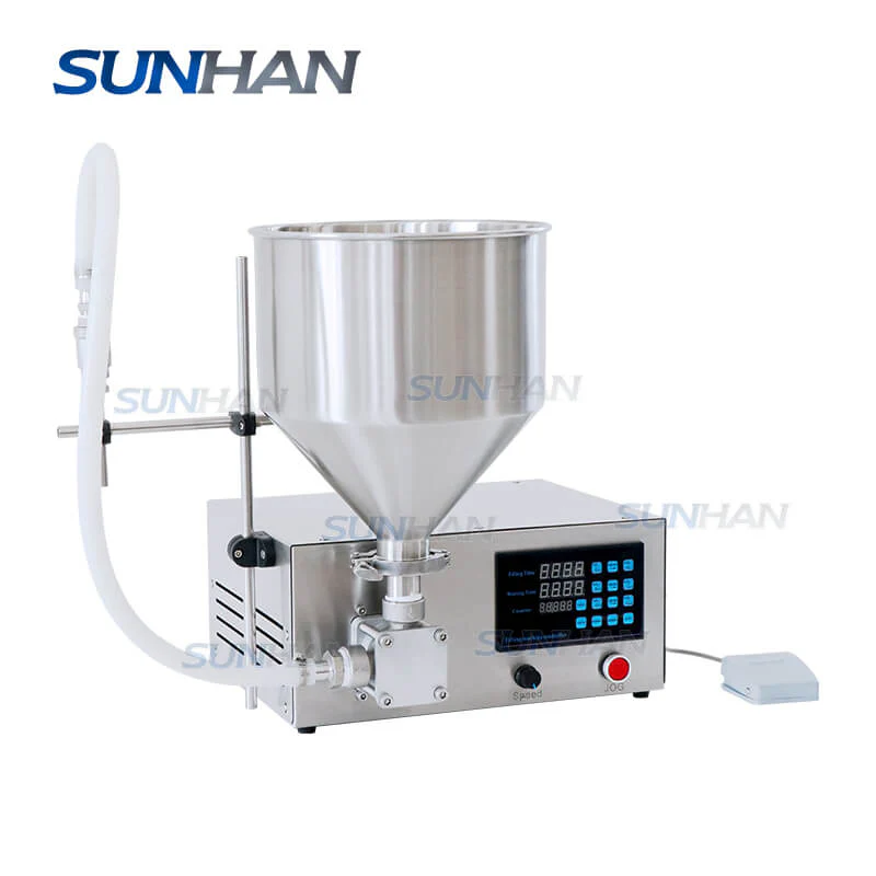 Semi-automatic Rotor Lobe Pump Honey Jam Hot Sauce Thick Liquid Paste Filling Machine For Cosmetic Cream - Image 7